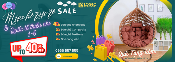 Nội Thất Logic - Bàn Ghế Nhôm Đúc - Ngoại Thất Sân Vườn Cao Cấp