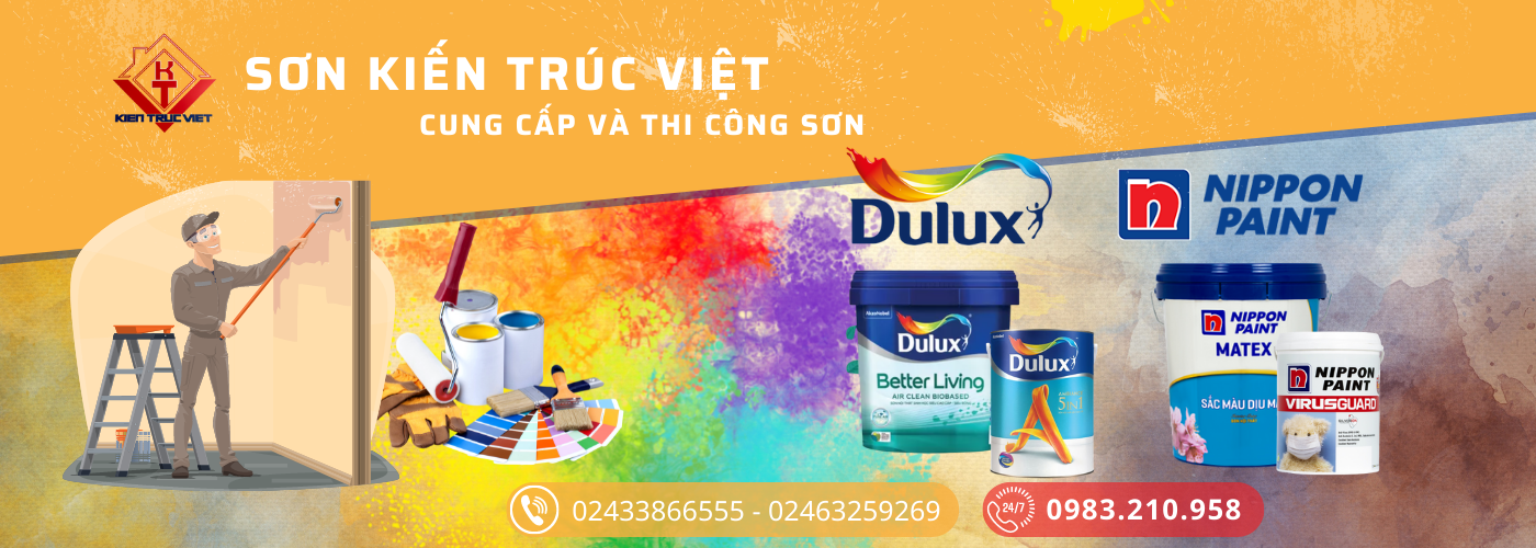 Sơn Kiến Trúc Việt – Bán và phân phối sơn chính hãng Nippon, Dulux toàn khu vực Hà Nội