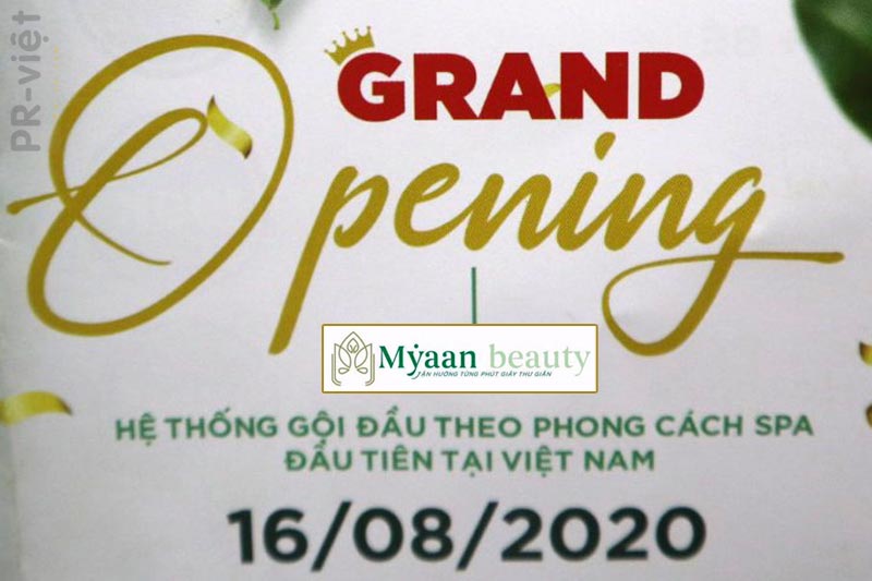 Khuyến mại tưng bừng - Mừng khai trương MYAAN BEAUTY