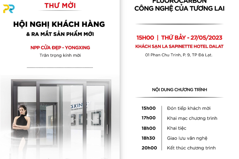 HỘI NGHỊ KHÁCH HÀNG NHÔM YONGXING – NPP CỬA ĐẸP