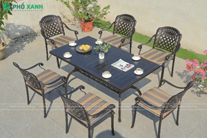 Bàn ghế sân vườn thông minh - Xu hướng hiện đại cho không gian sống xanh