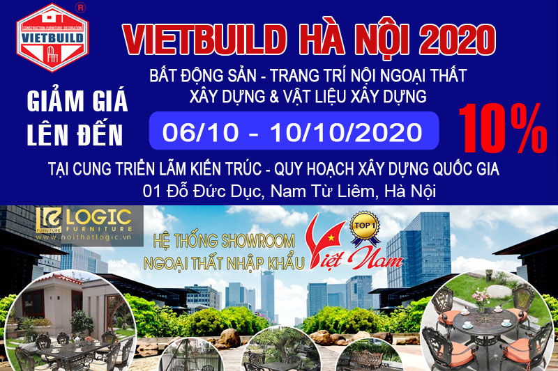 Nội Thất Logic với chương trình khuyến mại cực HOT tại triển lãm Quốc Tế Vietbuild Hà Nội 2020 lần 2