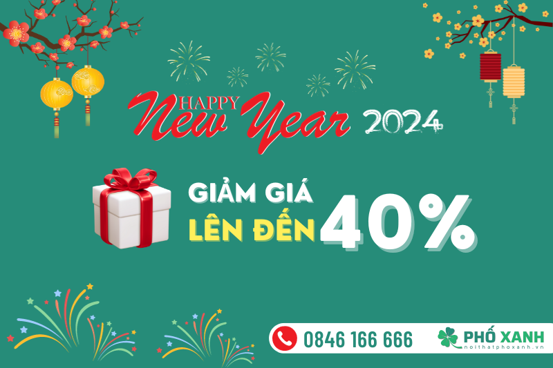 Nội Thất Phố Xanh tổ chức chương trình khuyến mại lớn nhất năm lên đến 40%