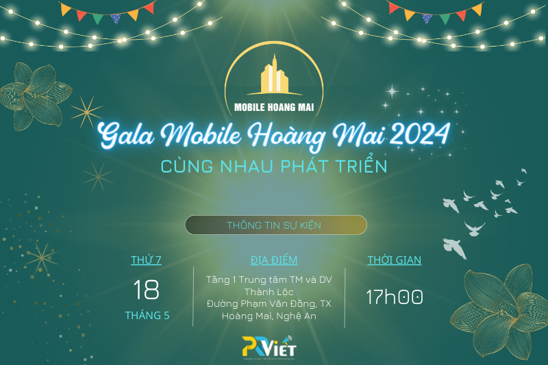 Sự kiện Gala Mobile Hoàng Mai 2024 với chủ đề "CÙNG NHAU PHÁT TRIỂN"