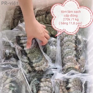 Tôm làm sạch cấp đông 270