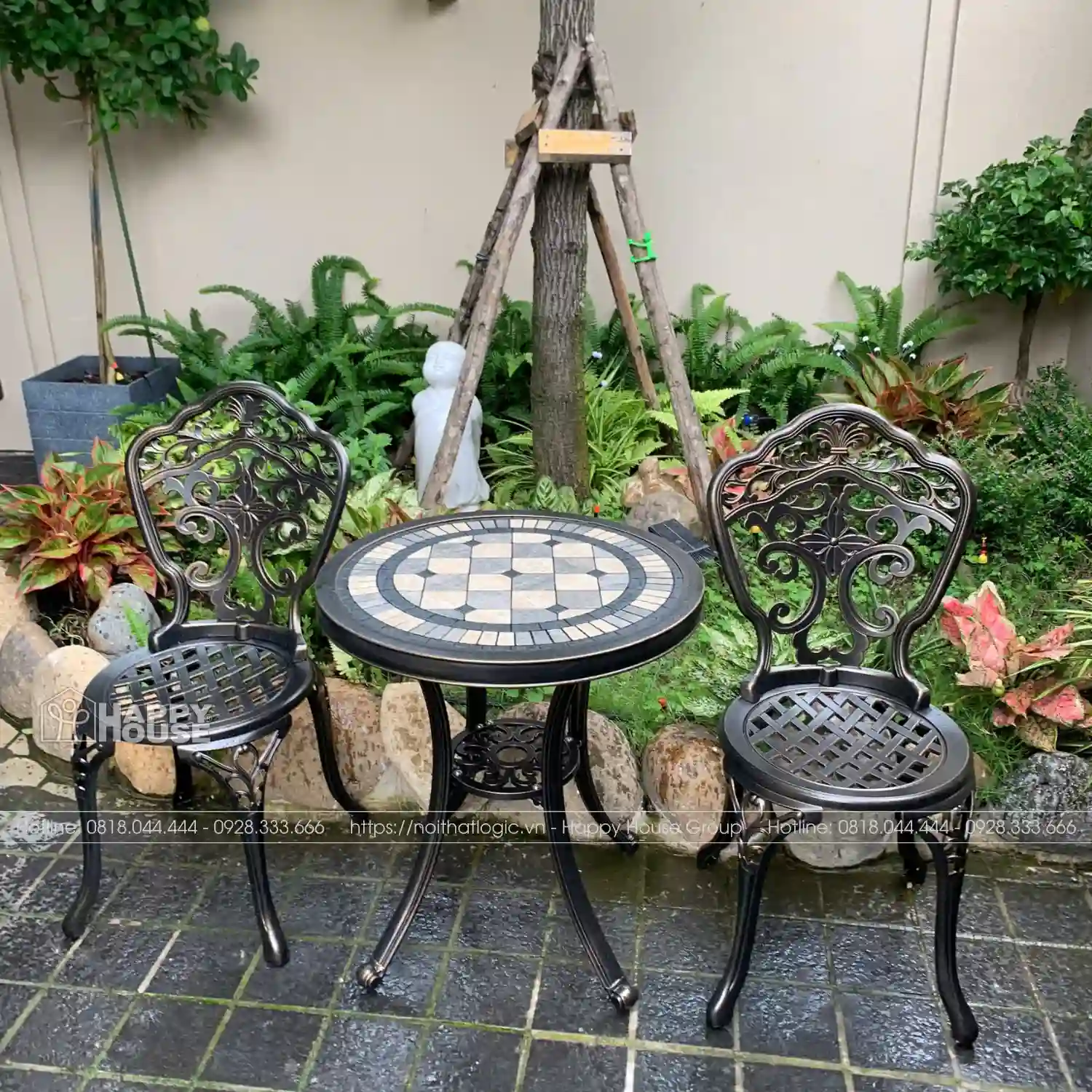 Ghế nh&ocirc;m đ&uacute;c s&acirc;n vườn cao cấp - Xu hướng nội thất nổi bật năm 2025